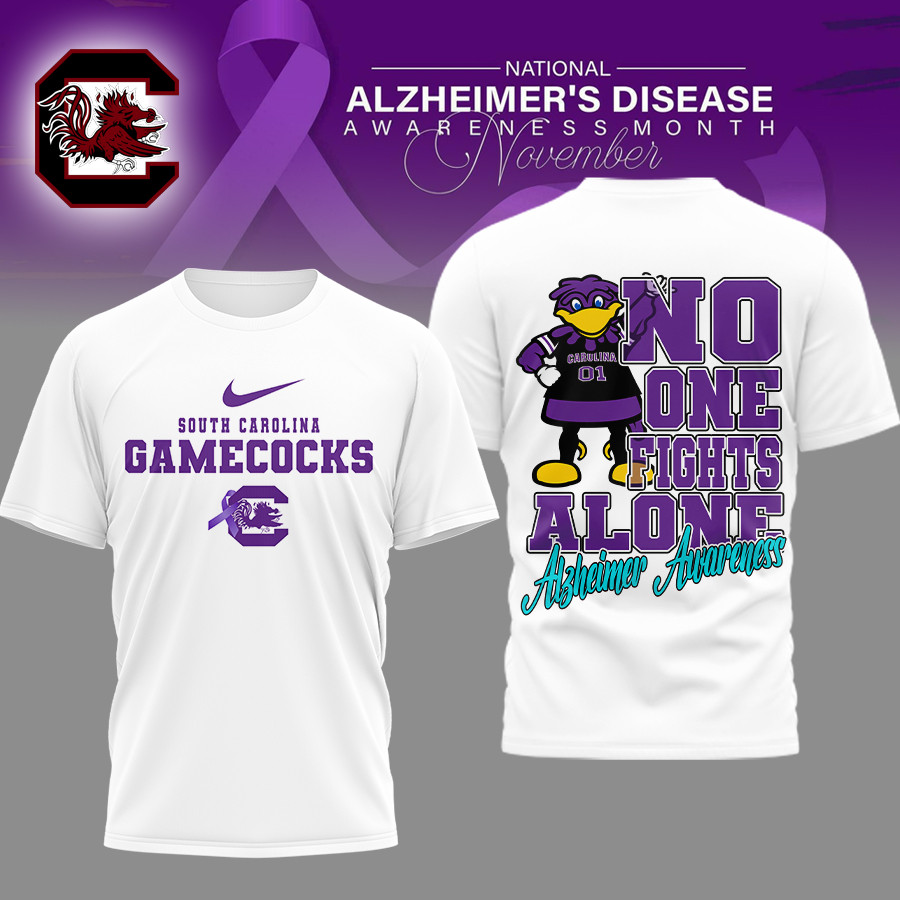 South Carolina Gamecocks | Premium NCAA Alzheimer Awareness November T-shirt TTH2105179