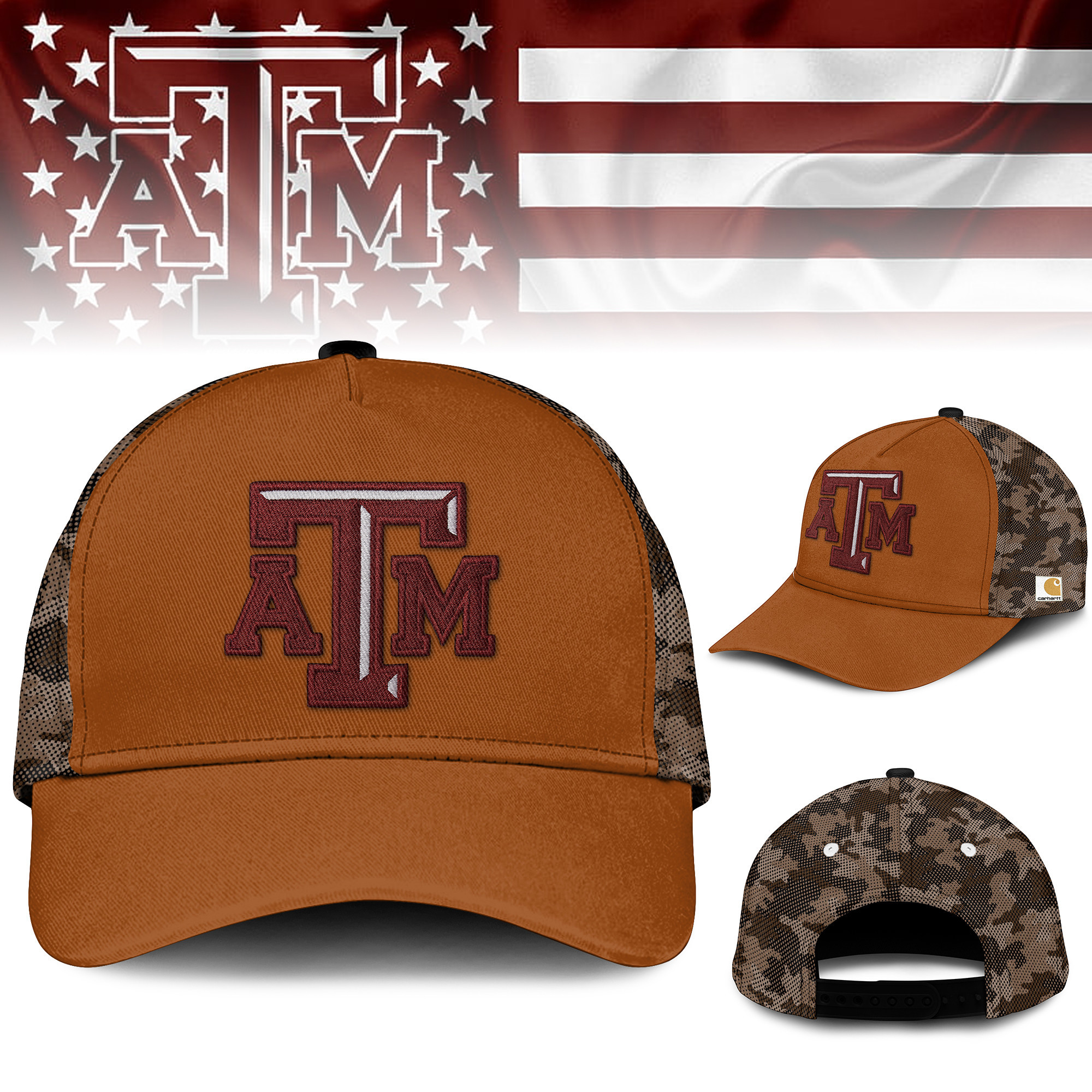 Texas A&M Aggies | Premium Carhartt Classic Cap TTH2105133 - Image 2