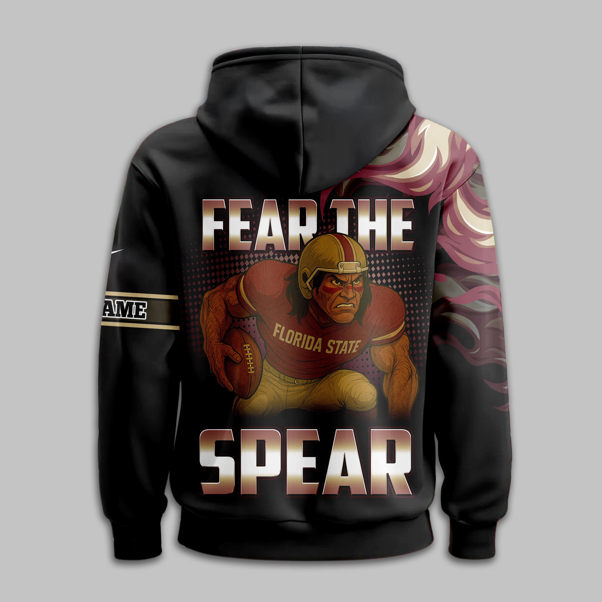 Florida State Seminoles | Premium NCAA Victory Flame Personalized Hoodie TTH2105116 - Image 3