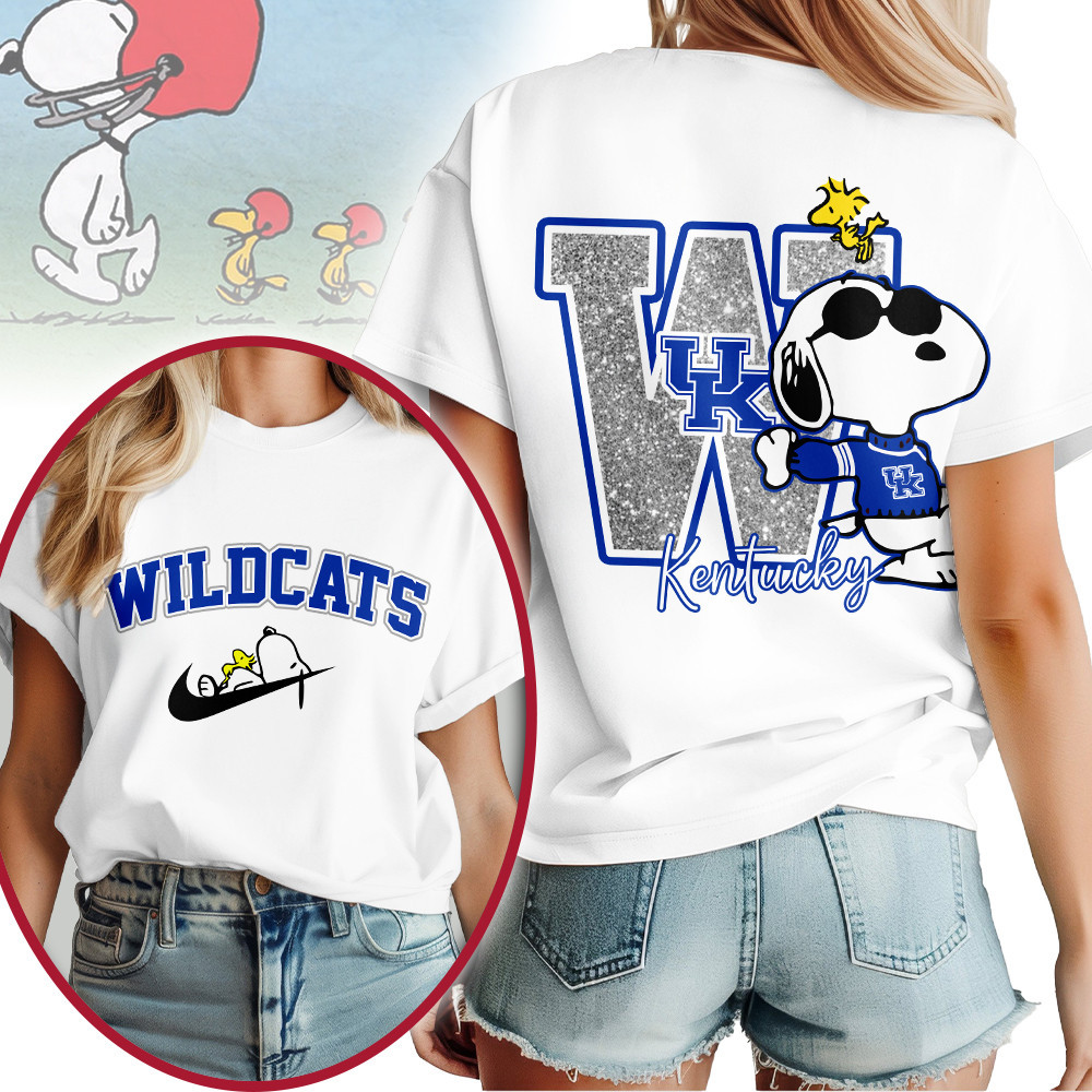 Kentucky Wildcats | Premium NCAA Snoopy T-Shirt TTH2105182