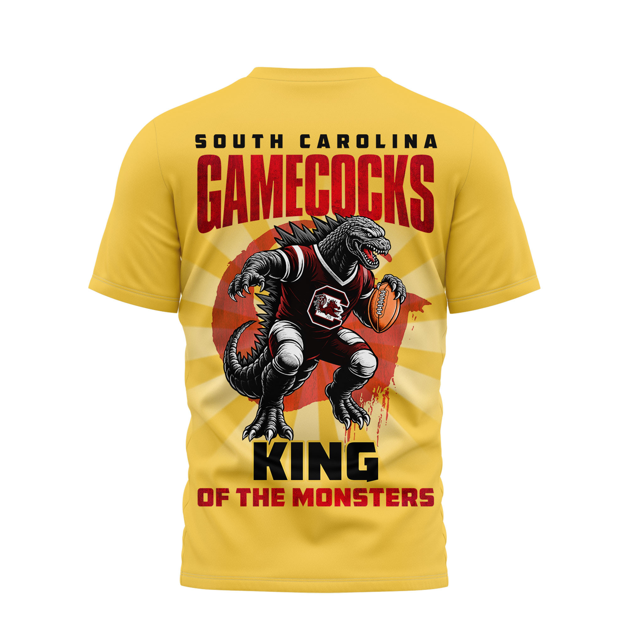 South Carolina Gamecocks | Premium NCAA Godzilla King of the Monsters 3D Shirt TTH2105144 - Image 2