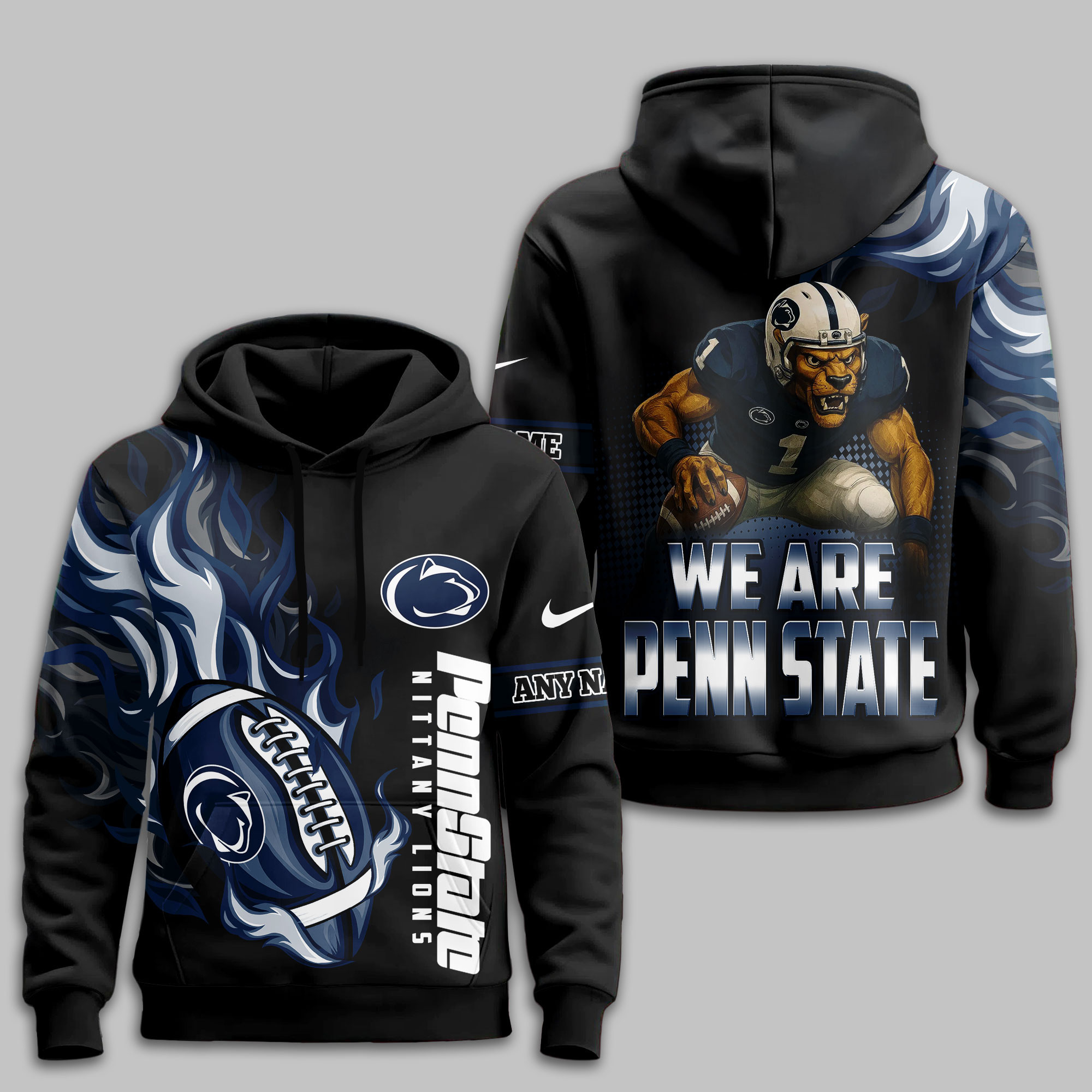 Penn State Nittany Lions | Premium NCAA Victory Flame Personalized Hoodie TTH2105116