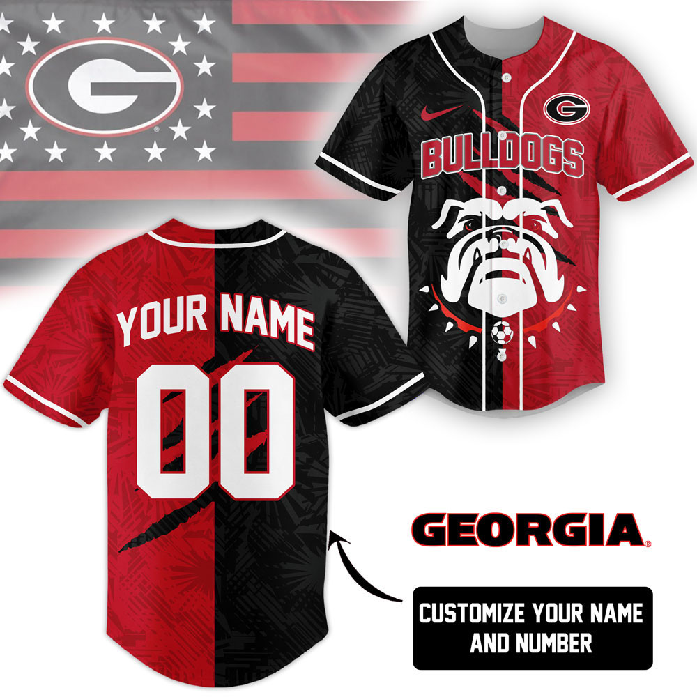 Georgia Bulldogs | Premium NCAA Special Split Colors Fan Jersey TTH2105121 - Image 2