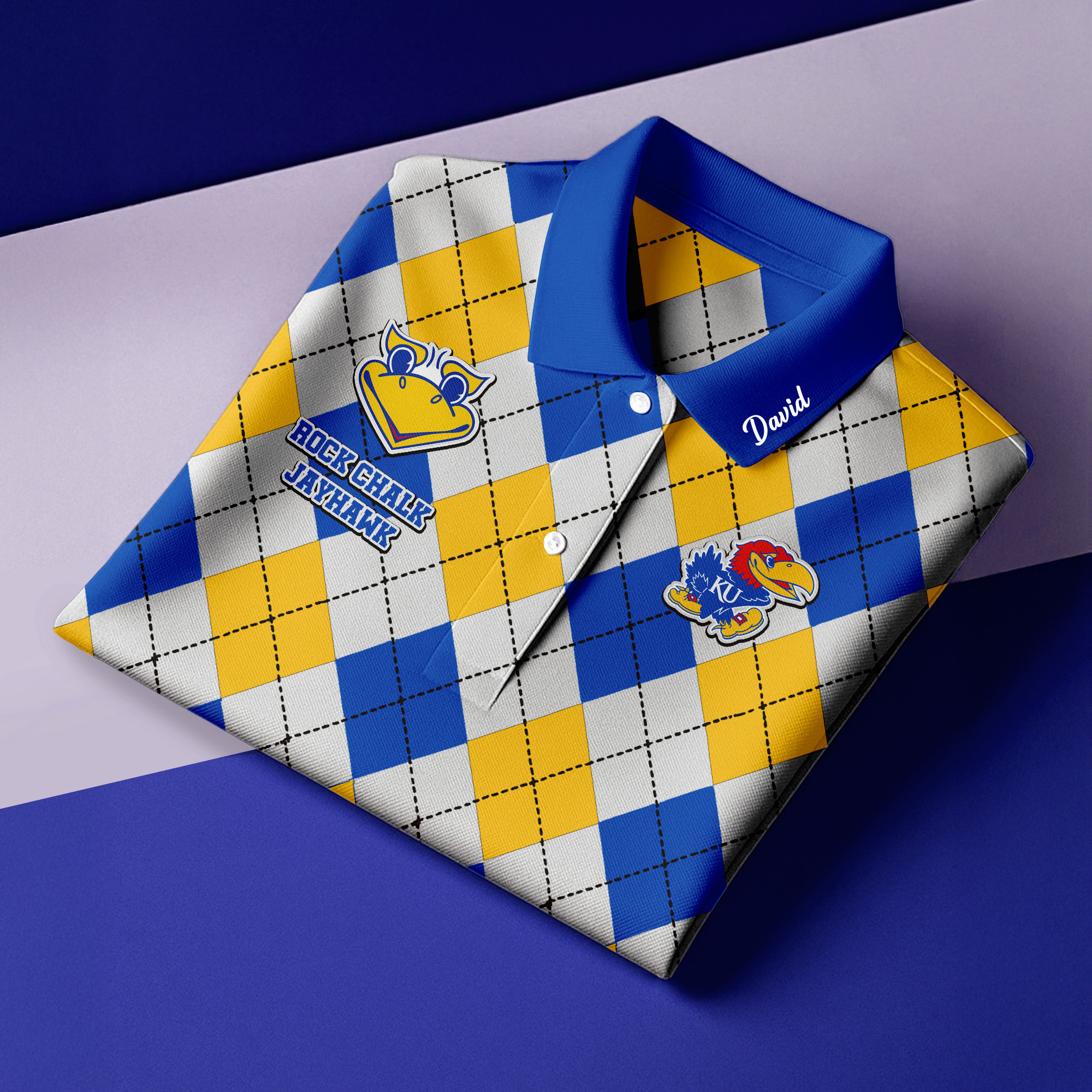 Kansas Jayhawks | Premium NCAA Men Polo Shirt TTH2105104