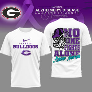 Georgia Bulldogs | Premium NCAA Alzheimer Awareness November T-shirt TTH2105179