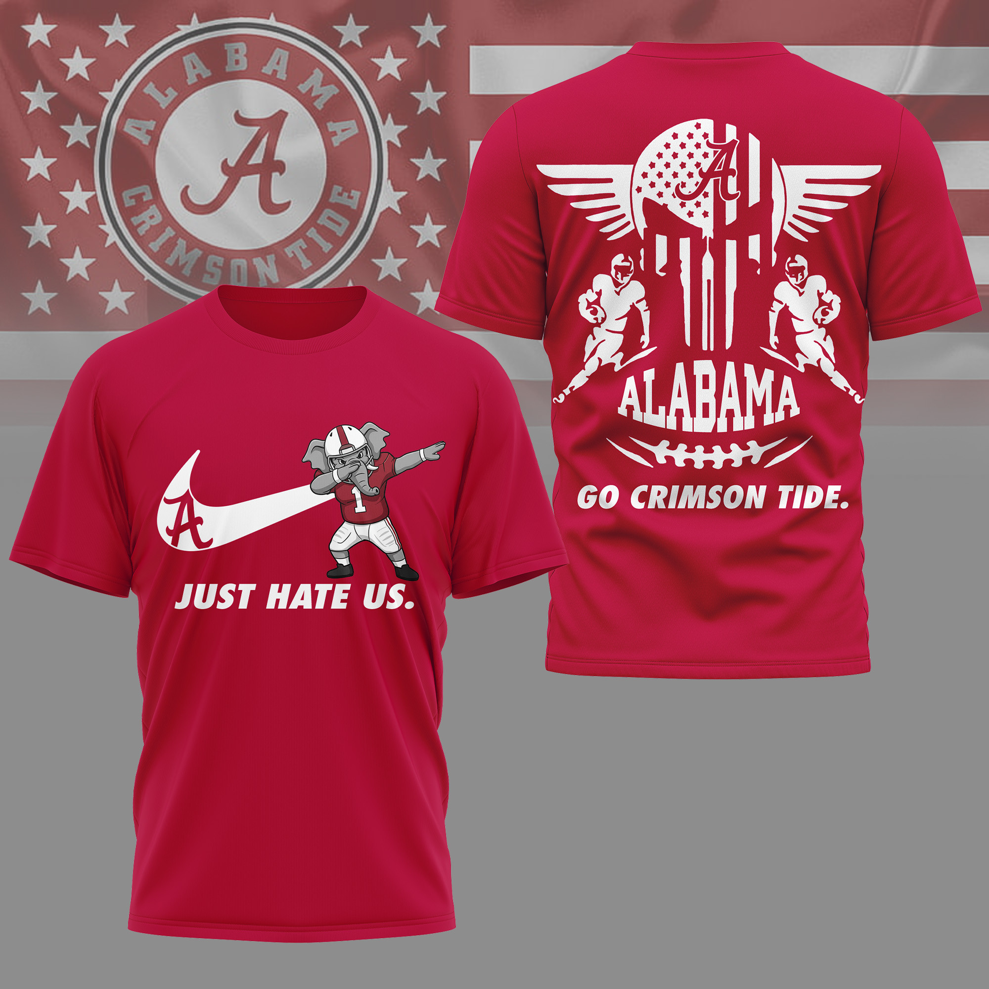 Alabama Crimson Tide | Premium NCAA Just Hate Us T-shirt TTH2105142