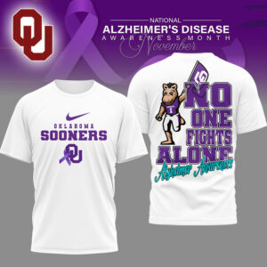 Oklahoma Sooners | Premium NCAA Alzheimer Awareness November T-shirt TTH2105179