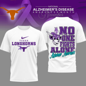 Texas Longhorns | Premium NCAA Alzheimer Awareness November T-shirt TTH2105179