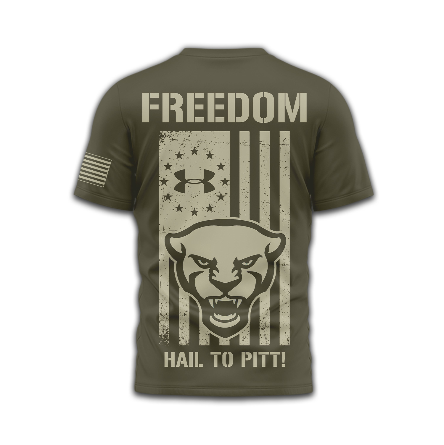 Pittsburgh Panthers | Premium NCAA Freedom Under Armour 3D Shirt TTH2105137 - Image 3