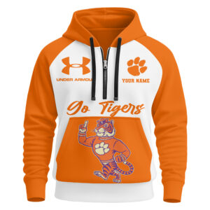 Clemson Tigers | Premium NCAA Under Armour Halfzip Hoodie TTH2105109