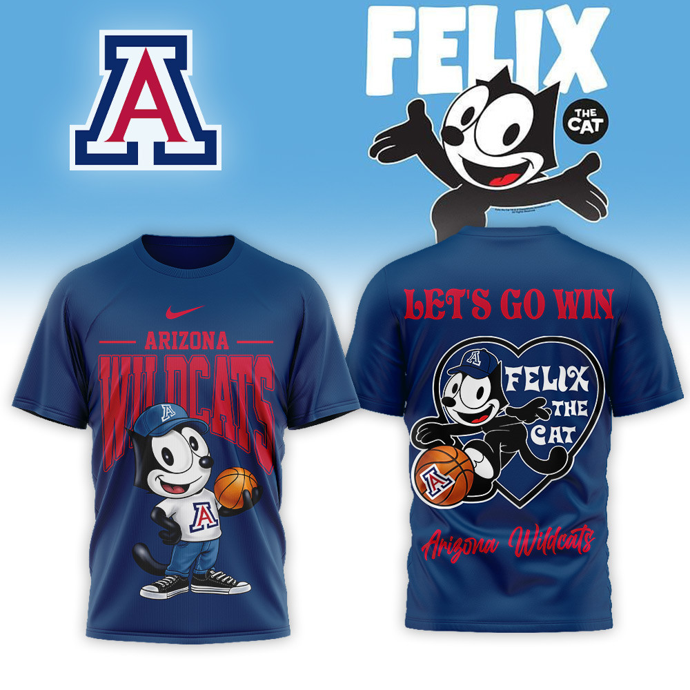 Arizona Wildcats | Premium NCAA Hoop Felix Classic 3D Shirt TTH210588 - Image 2