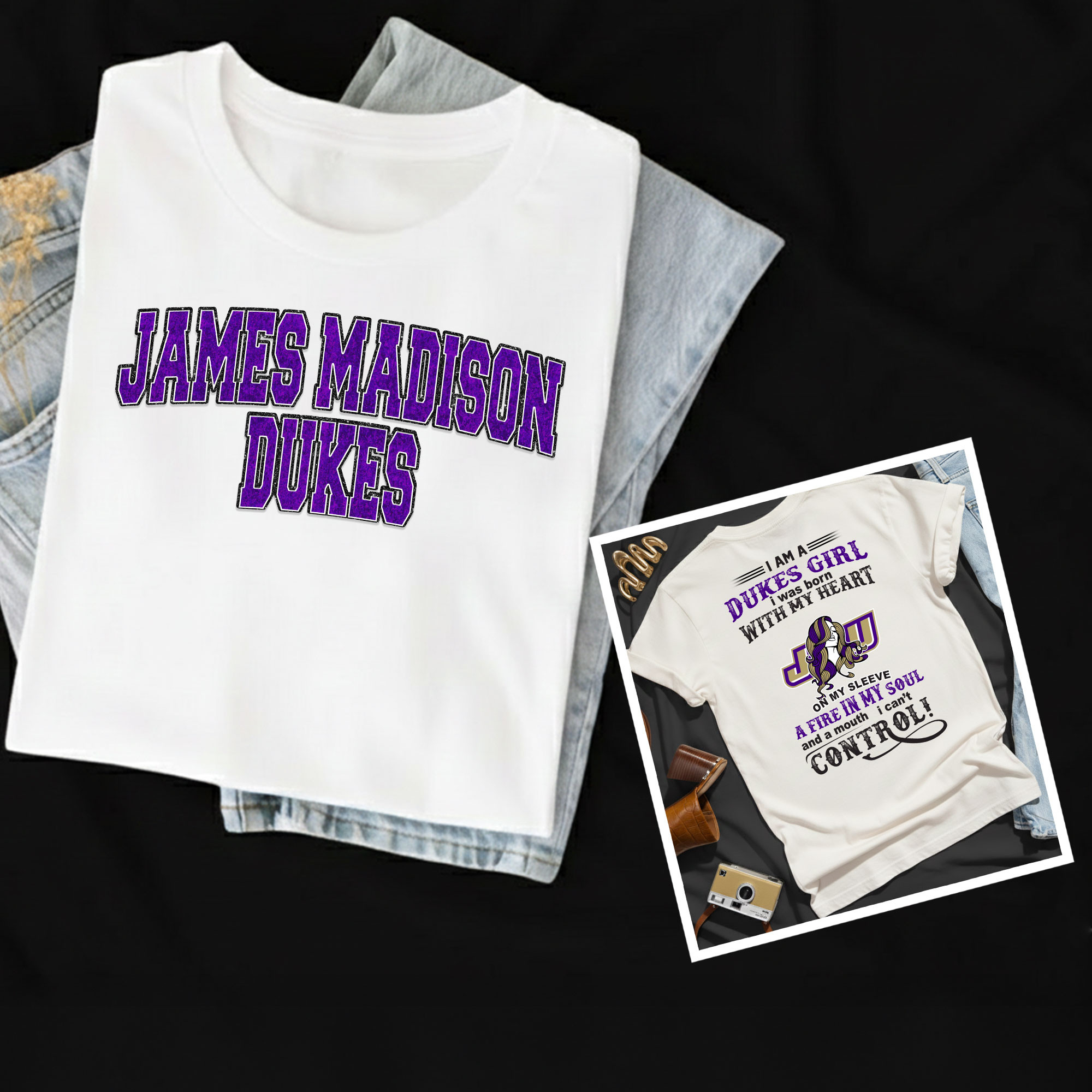 James Madison Dukes | Premium NCAA Girl Fan 3D Shirt TTH2105211