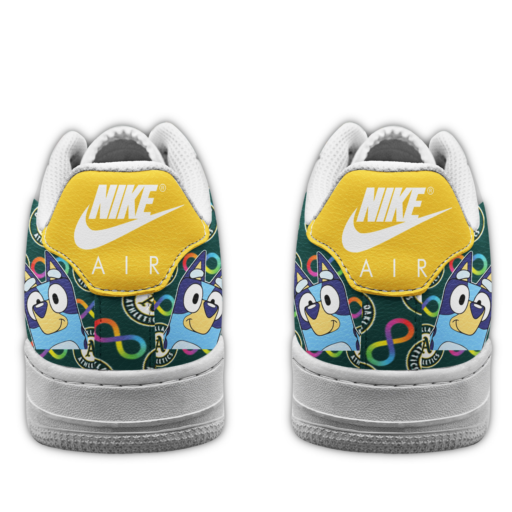 Oakland Athletics – Premium MLB Everyone Plays AF1 Shoes – Limited Edition TTH190513