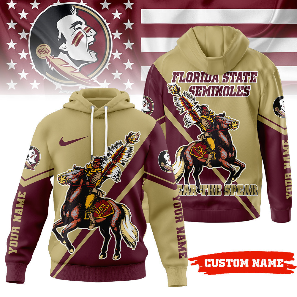 Florida State Seminoles | Premium NCAA Duo Color Hoodie TTH2105147 - Image 2