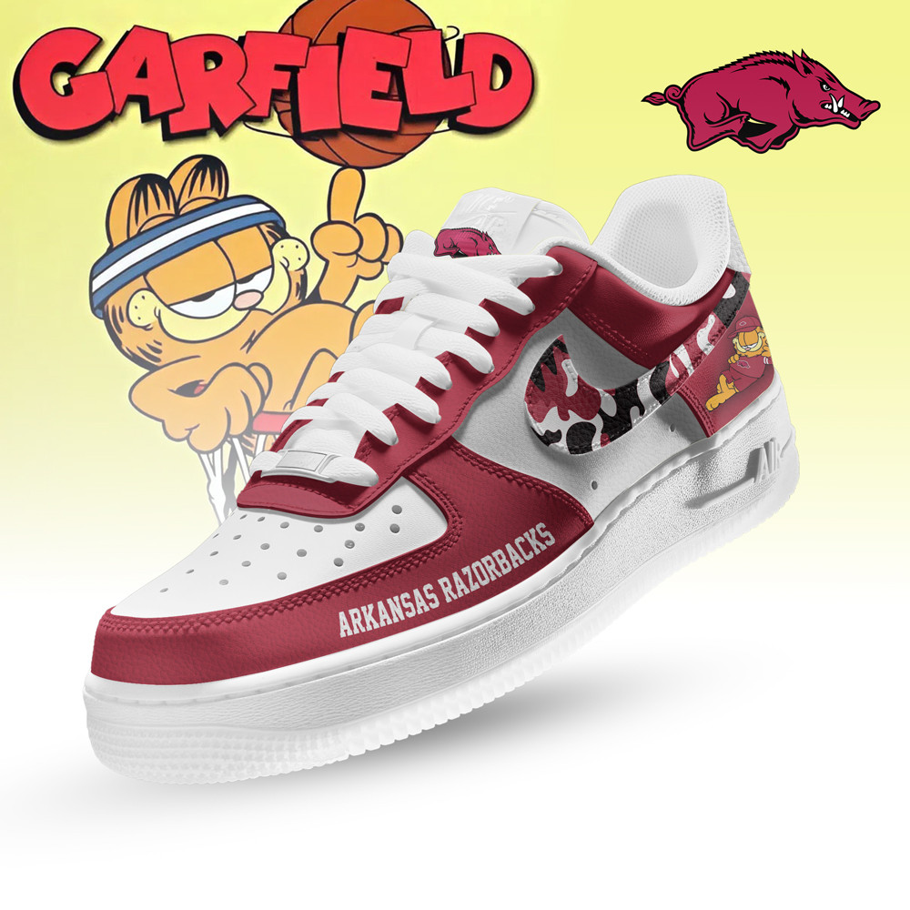 Arkansas Razorbacks – Premium NCAA Only Show Up AF1 Shoes – Limited Edition TTH190512 - Image 2