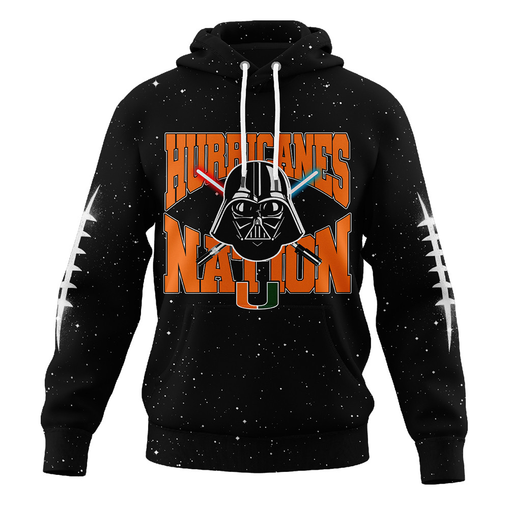 Miami Hurricanes | Premium NCAA Darth Vader Limited Edition Hoodie TTH2105122