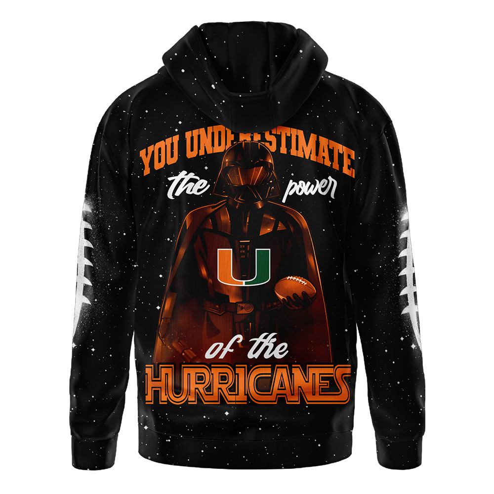Miami Hurricanes | Premium NCAA Darth Vader Limited Edition Hoodie TTH2105122 - Image 3
