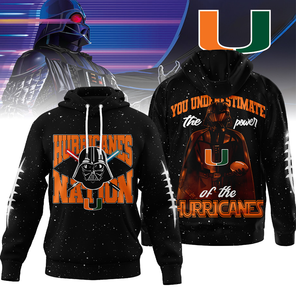 Miami Hurricanes | Premium NCAA Darth Vader Limited Edition Hoodie TTH2105122 - Image 2