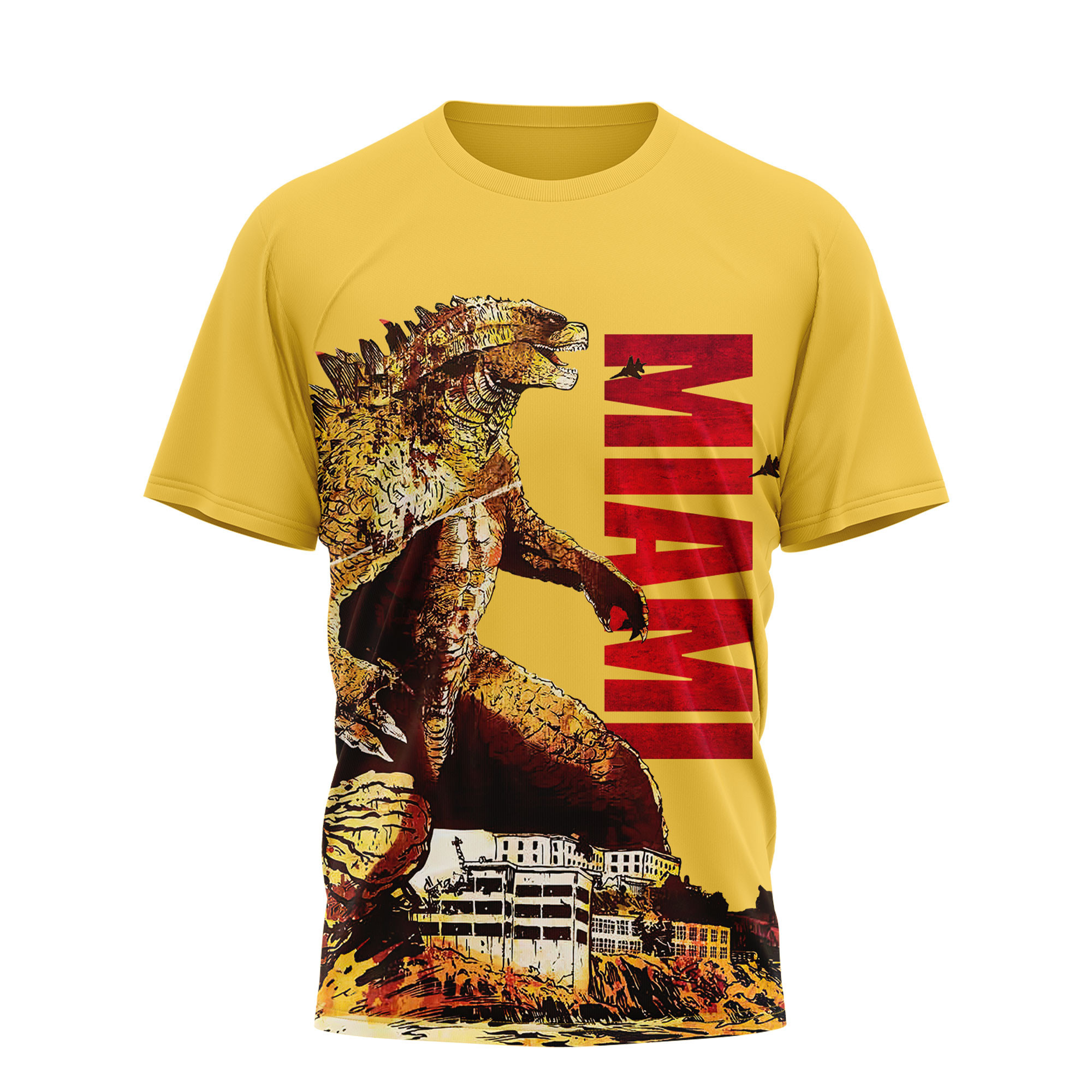 Miami Hurricanes | Premium NCAA Godzilla King of the Monsters 3D Shirt TTH2105144