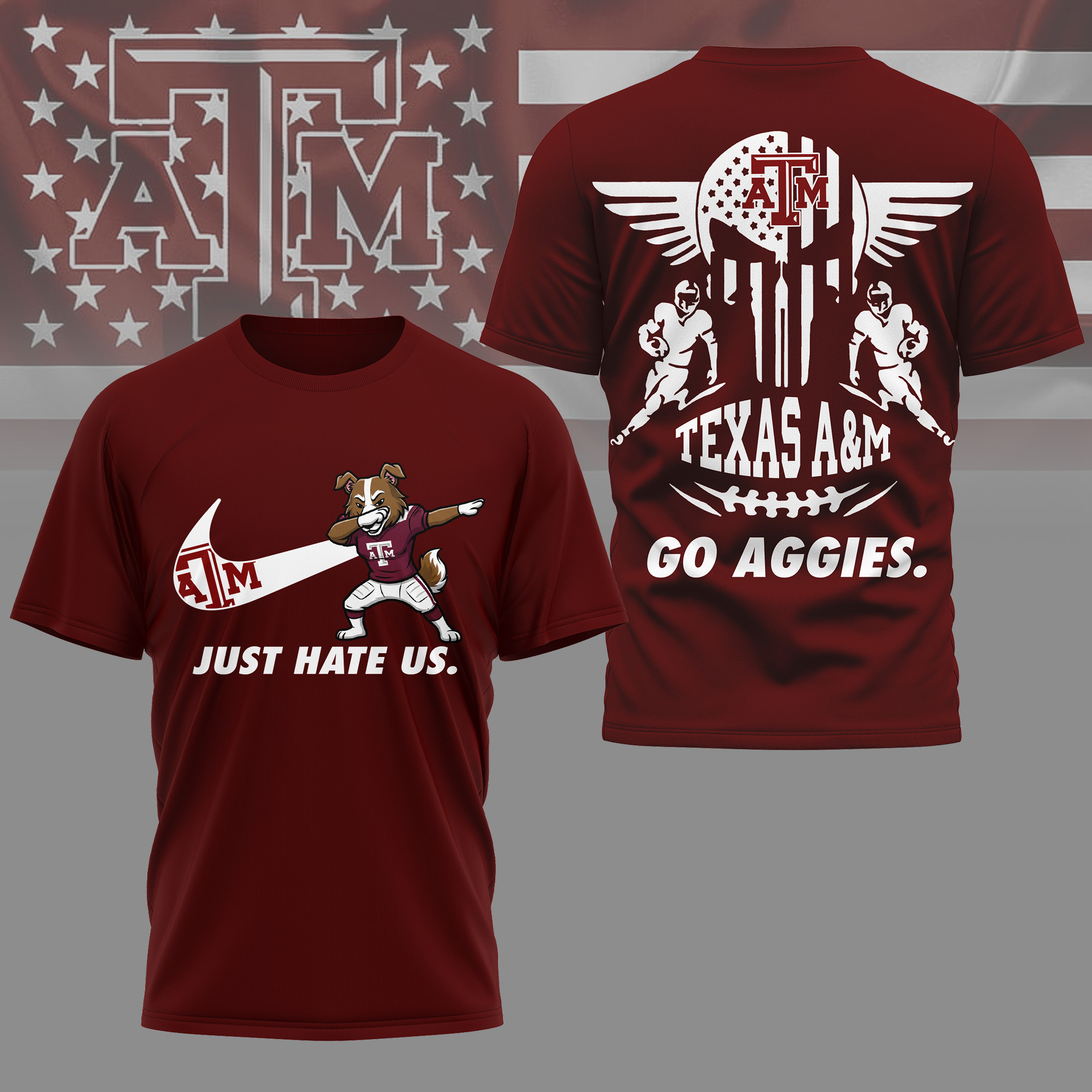 Texas A&M Aggies | Premium NCAA Just Hate Us T-shirt TTH2105142