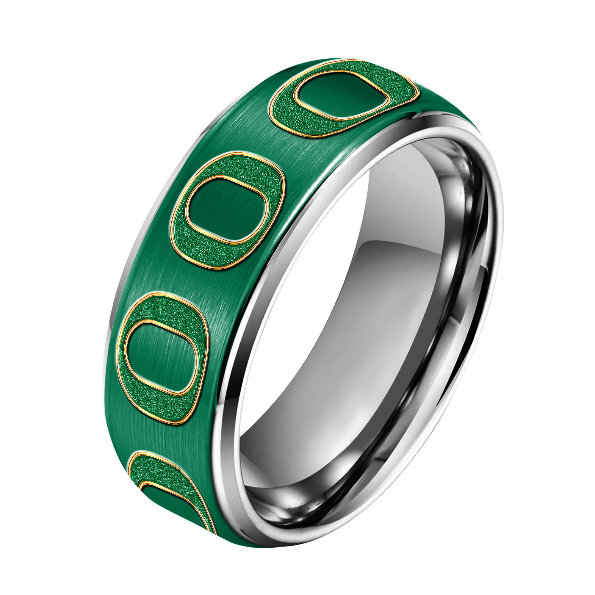 Oregon Ducks | Premium Silver Tungsten Ring TTH210589