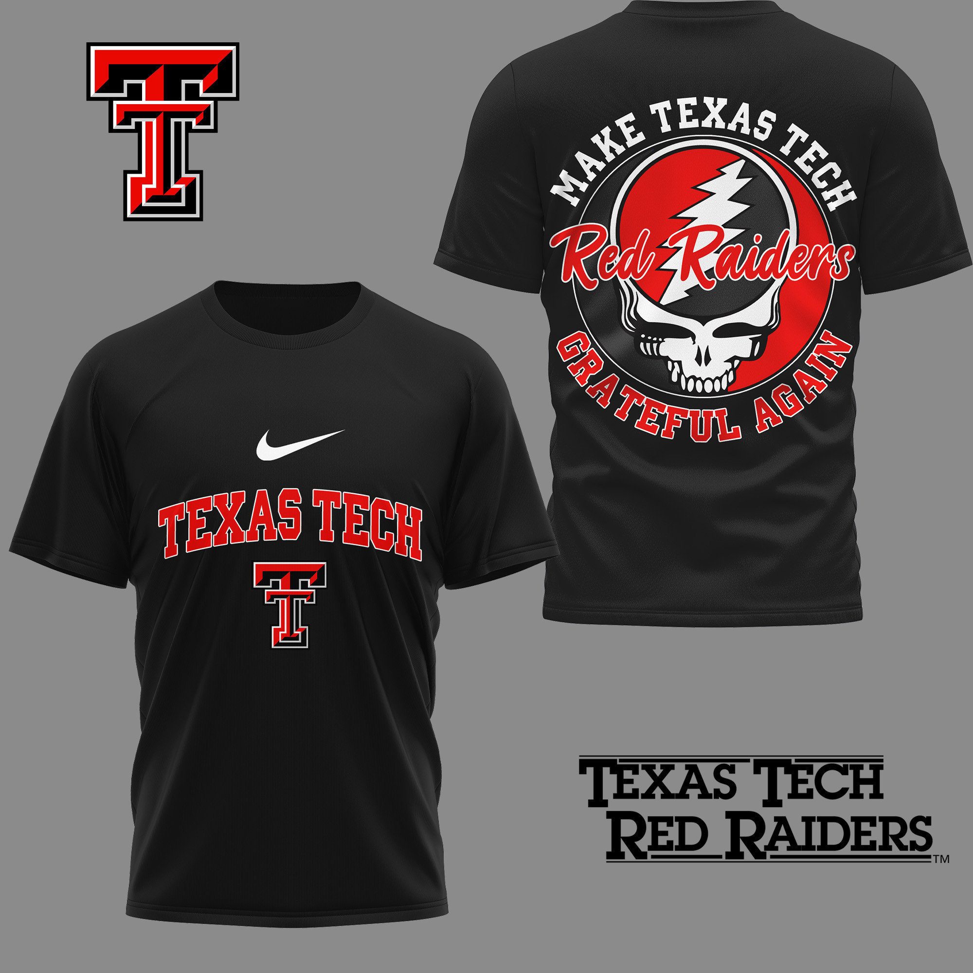 Texas Tech Red Raiders | Premium Grateful Game Day 3D Shirt TTH210591
