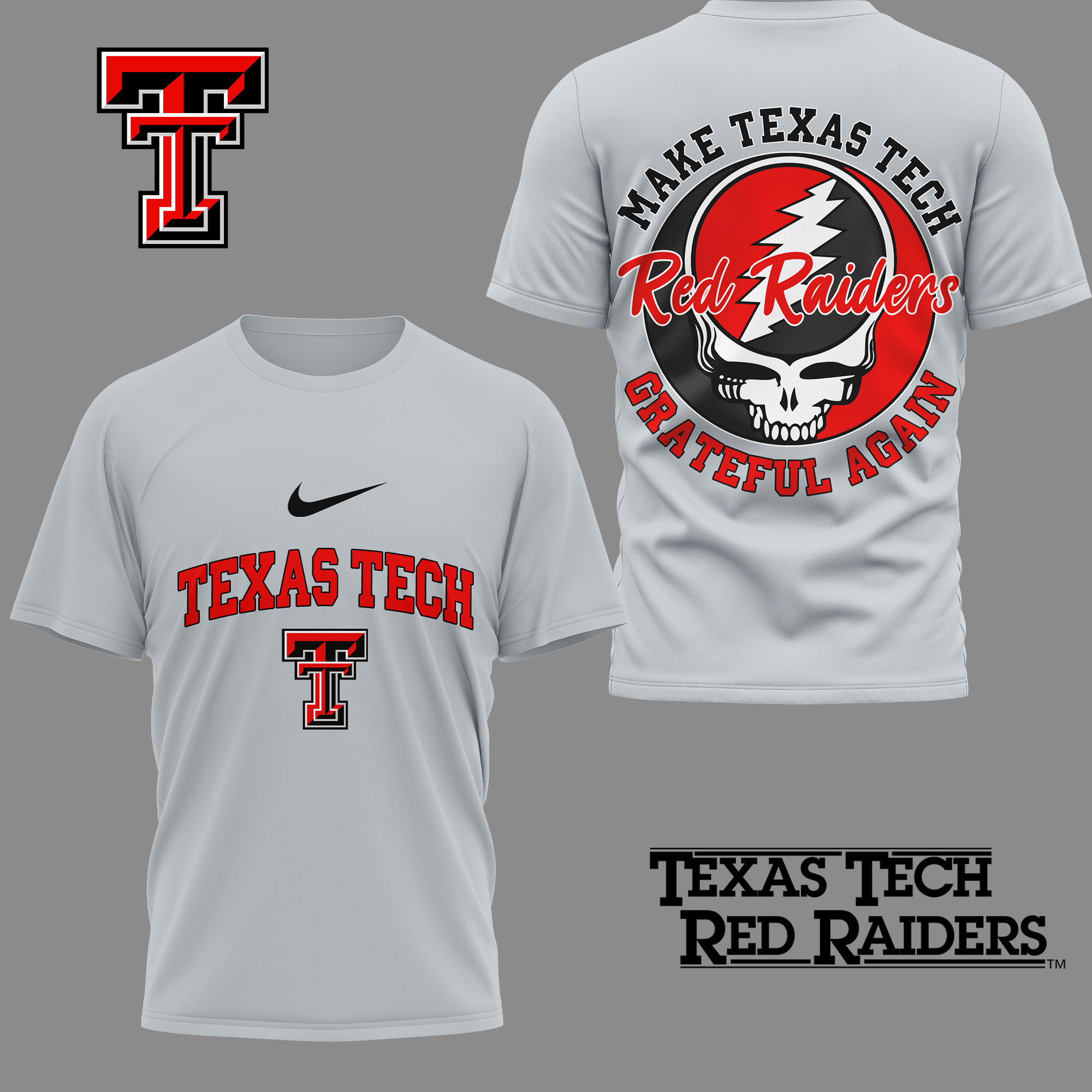 Texas Tech Red Raiders | Premium Grateful Game Day 3D Shirt TTH210591 - Image 3