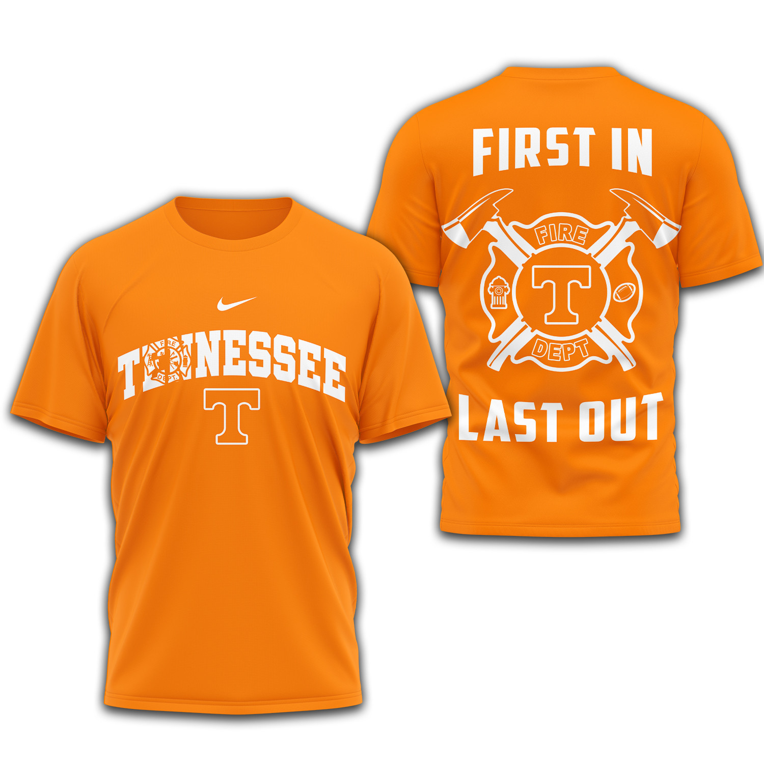 Tennessee Volunteers | Premium Fire Dept 3D Shirt TTH2105153 - Image 2
