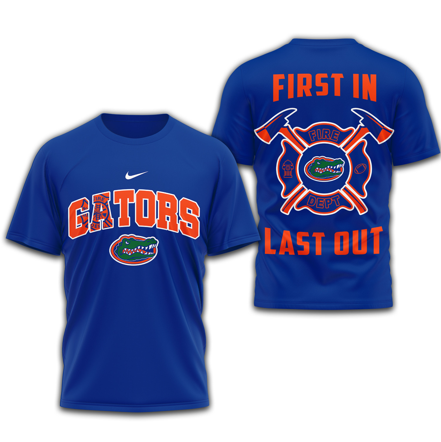 Florida Gators | Premium Fire Dept 3D Shirt TTH2105153 - Image 2