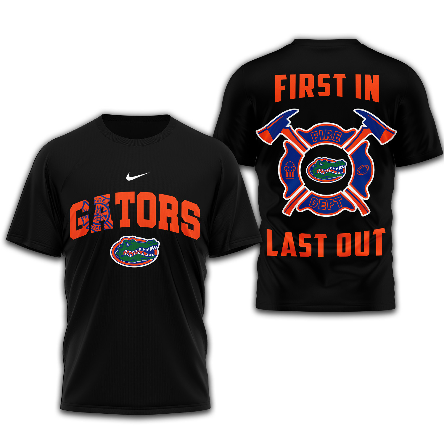 Florida Gators | Premium Fire Dept 3D Shirt TTH2105153