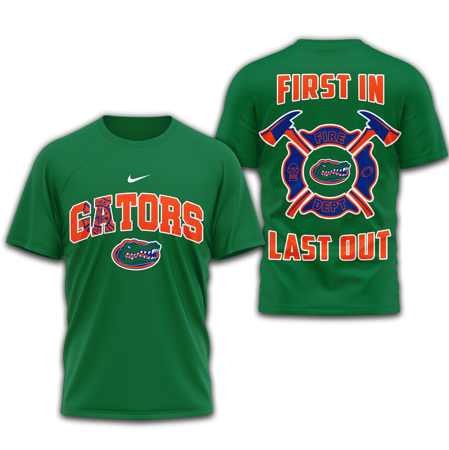 Florida Gators | Premium Fire Dept 3D Shirt TTH2105153 - Image 4
