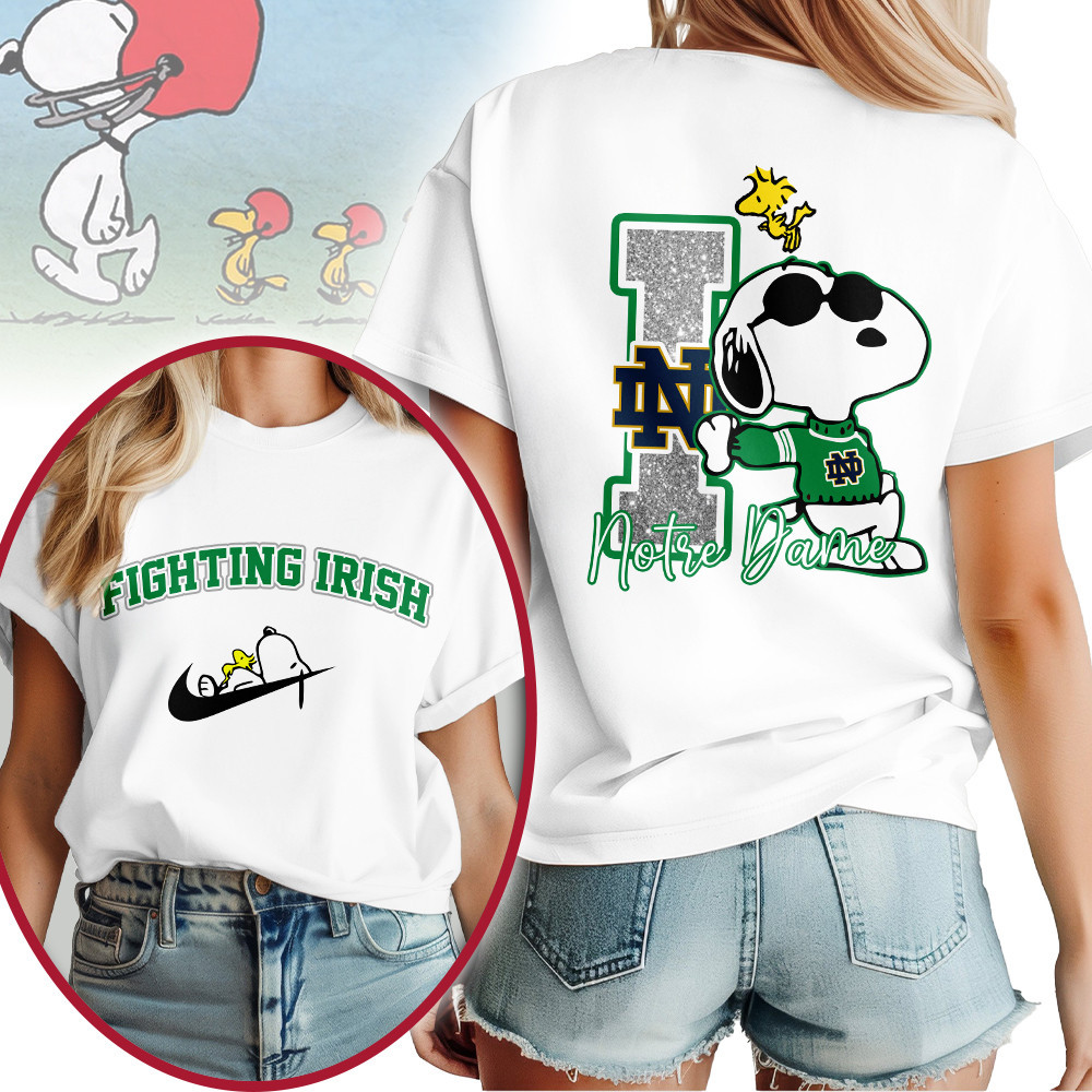 Notre Dame Fighting Irish | Premium NCAA Snoopy T-Shirt TTH2105182