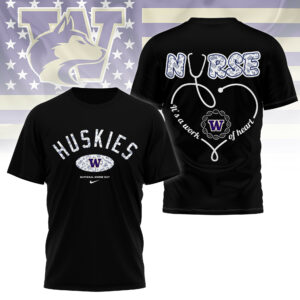 Washington Huskies | Premium Nurse Appreciation Day 3D Shirt TTH2105135