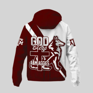 Texas A&M Aggies | Premium NCAA God Bless My Team Windbreaker Jacket TTH2105158