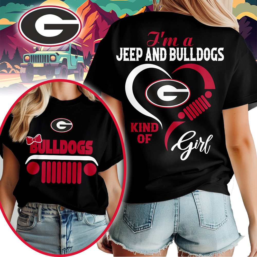 Georgia Bulldogs | Premium NCAA Jeep Girl Women’s Shirt TTH2105218
