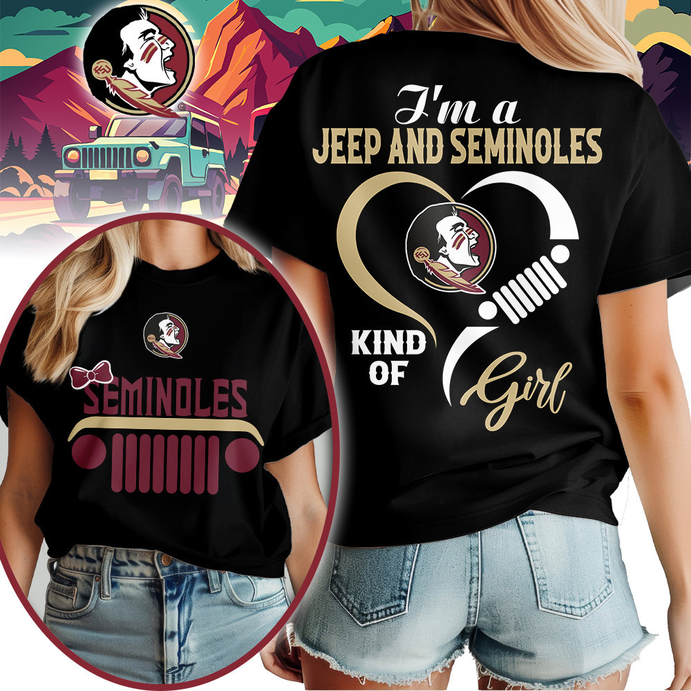 Florida State Seminoles | Premium NCAA Jeep Girl Women’s Shirt TTH2105218