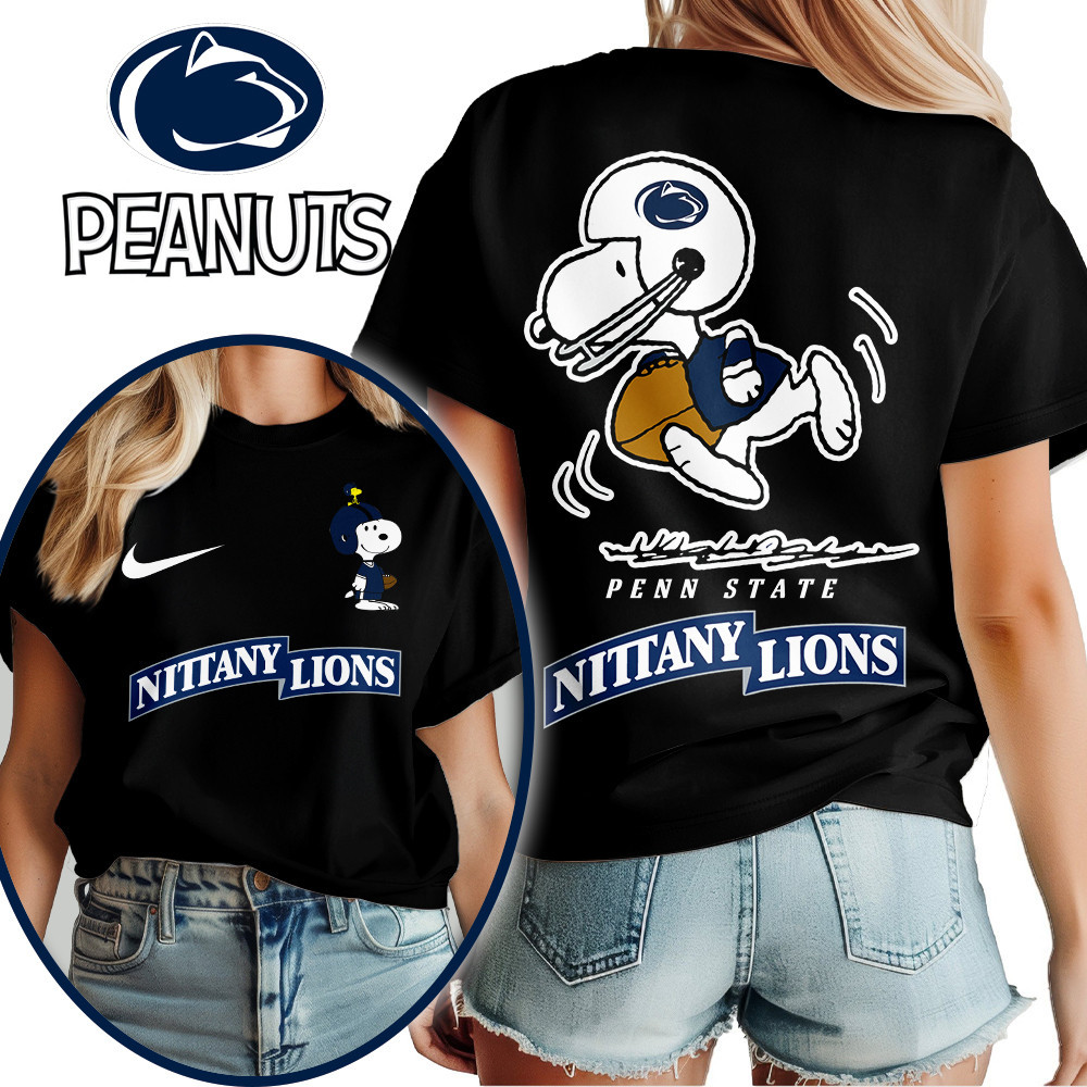 Penn State Nittany Lions | Premium NCAA Peanuts Fan 3D Shirt TTH2105219