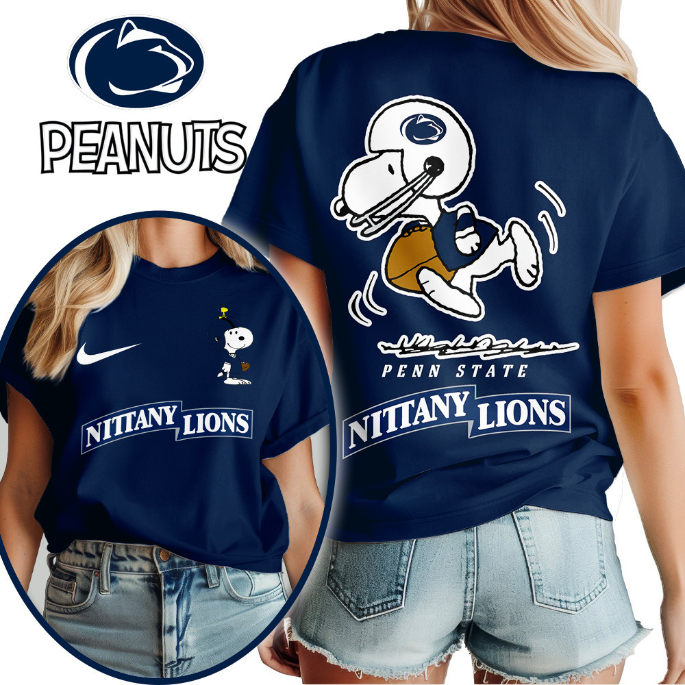 Penn State Nittany Lions | Premium NCAA Peanuts Fan 3D Shirt TTH2105219 - Image 2