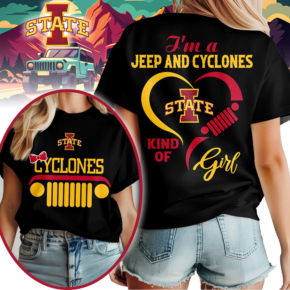 Iowa State Cyclones | Premium NCAA Jeep Girl Women’s Shirt TTH2105218