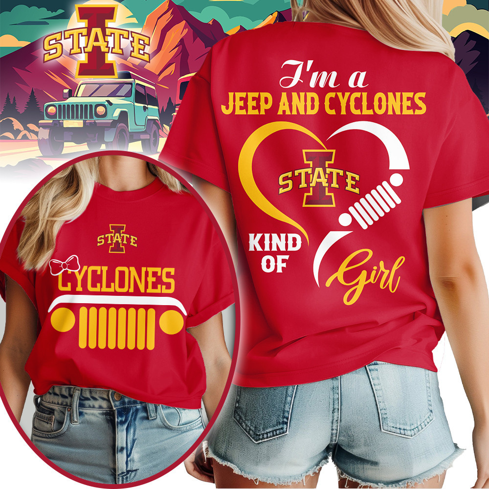 Iowa State Cyclones | Premium NCAA Jeep Girl Women’s Shirt TTH2105218 - Image 2