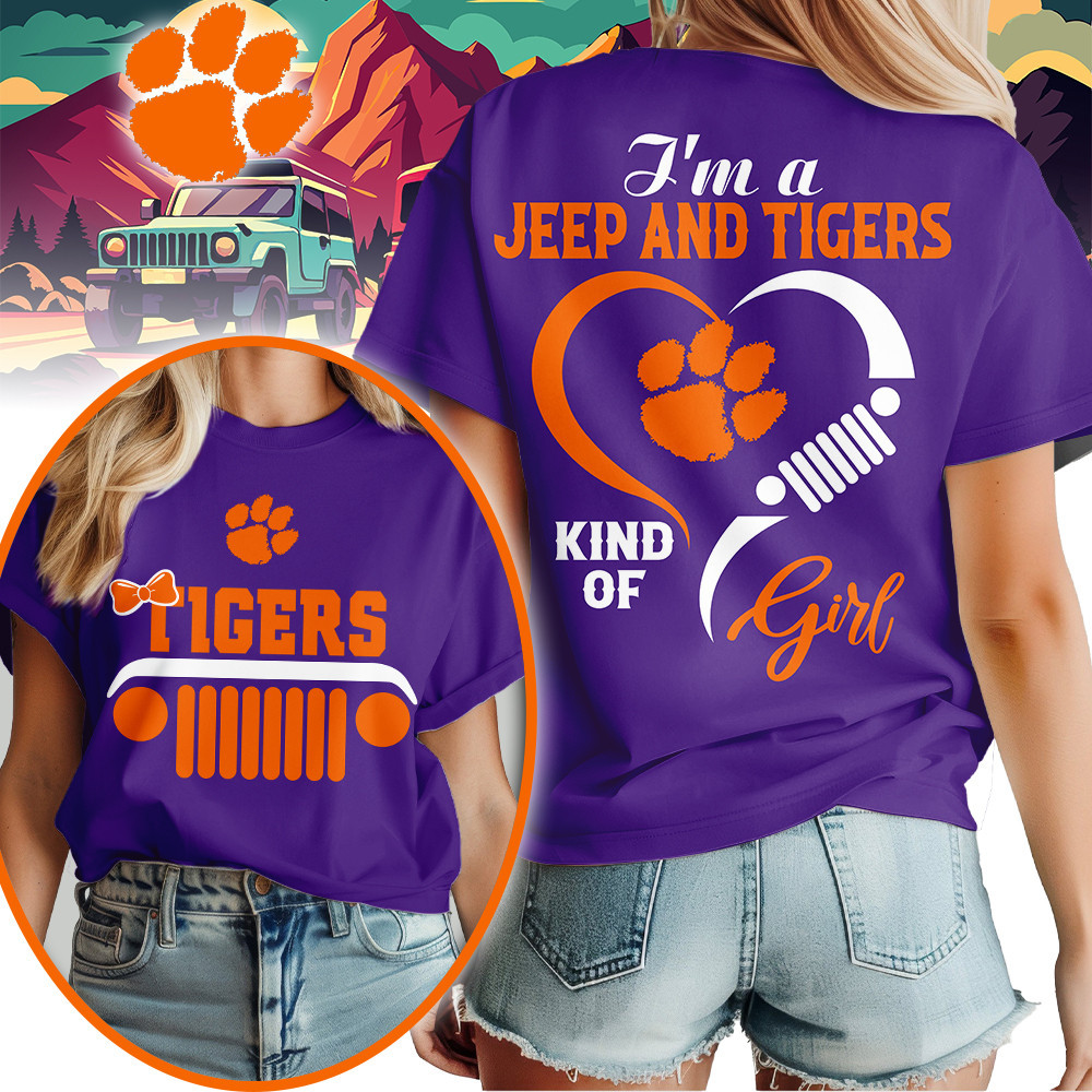 Clemson Tigers | Premium NCAA Jeep Girl Women’s Shirt TTH2105218 - Image 2