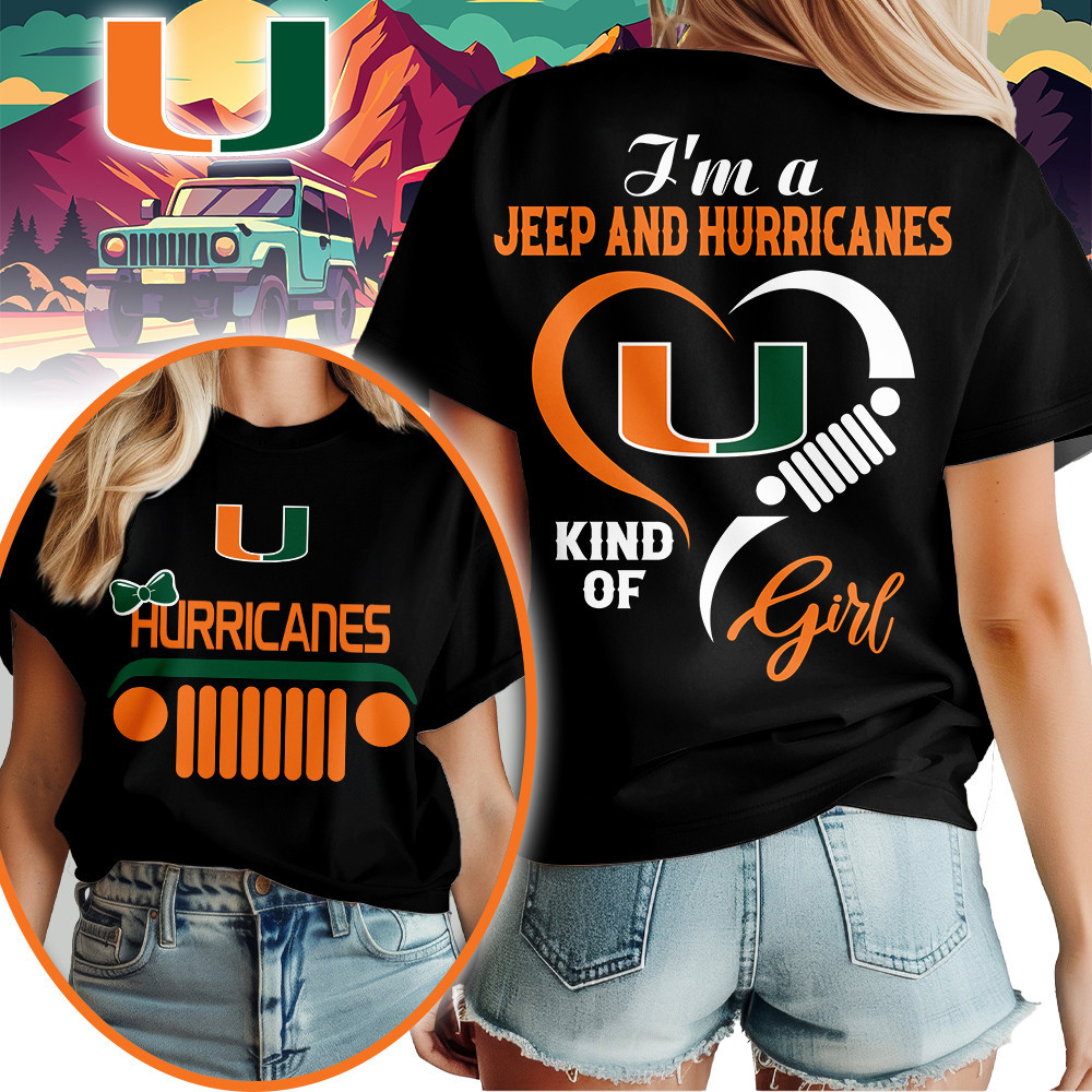 Miami Hurricanes | Premium NCAA Jeep Girl Women’s Shirt TTH2105218