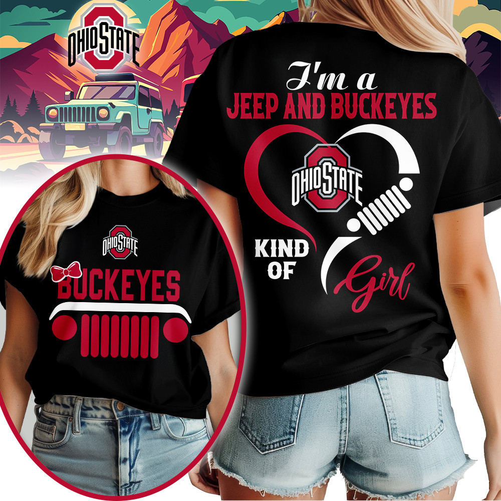 Ohio State Buckeyes | Premium NCAA Jeep Girl Women’s Shirt TTH2105218