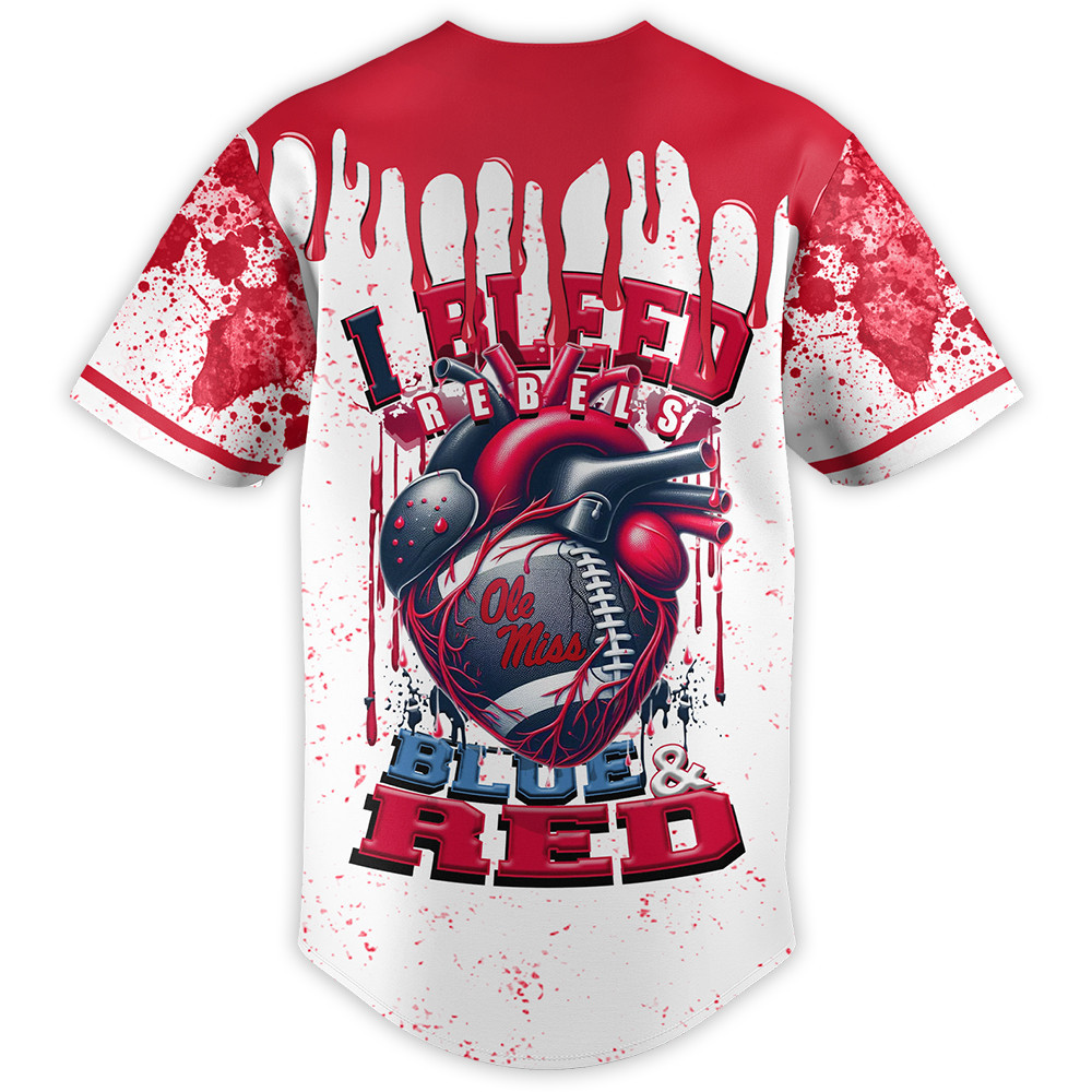 Ole Miss Rebels | Premium I Bleed Jersey Shirt TTH2105221 - Image 3