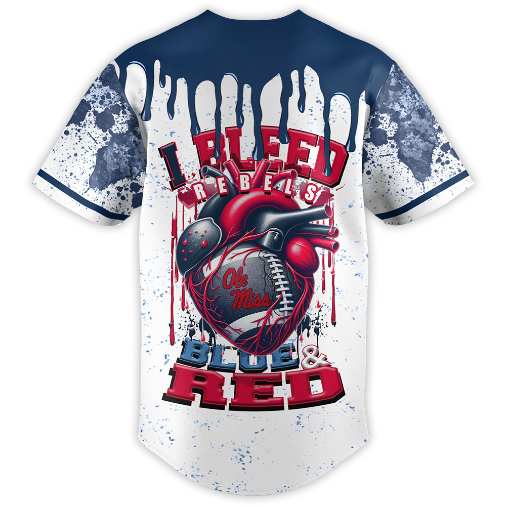 Ole Miss Rebels | Premium I Bleed Jersey Shirt TTH2105221 - Image 6