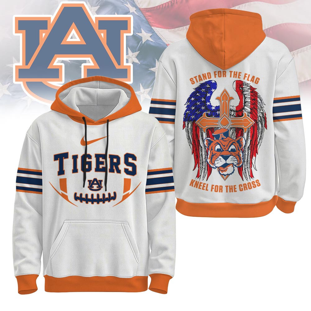 Auburn Tigers | Premium NCAA Stand For The Flag Hoodie TTH2105222 - Image 2