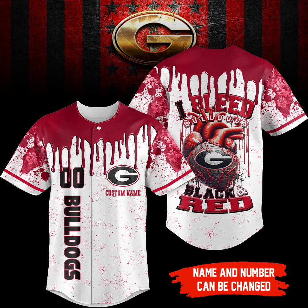 Georgia Bulldogs | Premium I Bleed Jersey Shirt TTH2105221 - Image 2