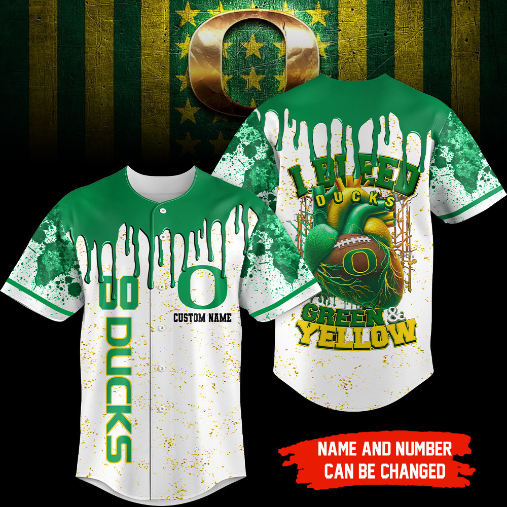Oregon Ducks | Premium I Bleed Jersey Shirt TTH2105221 - Image 2