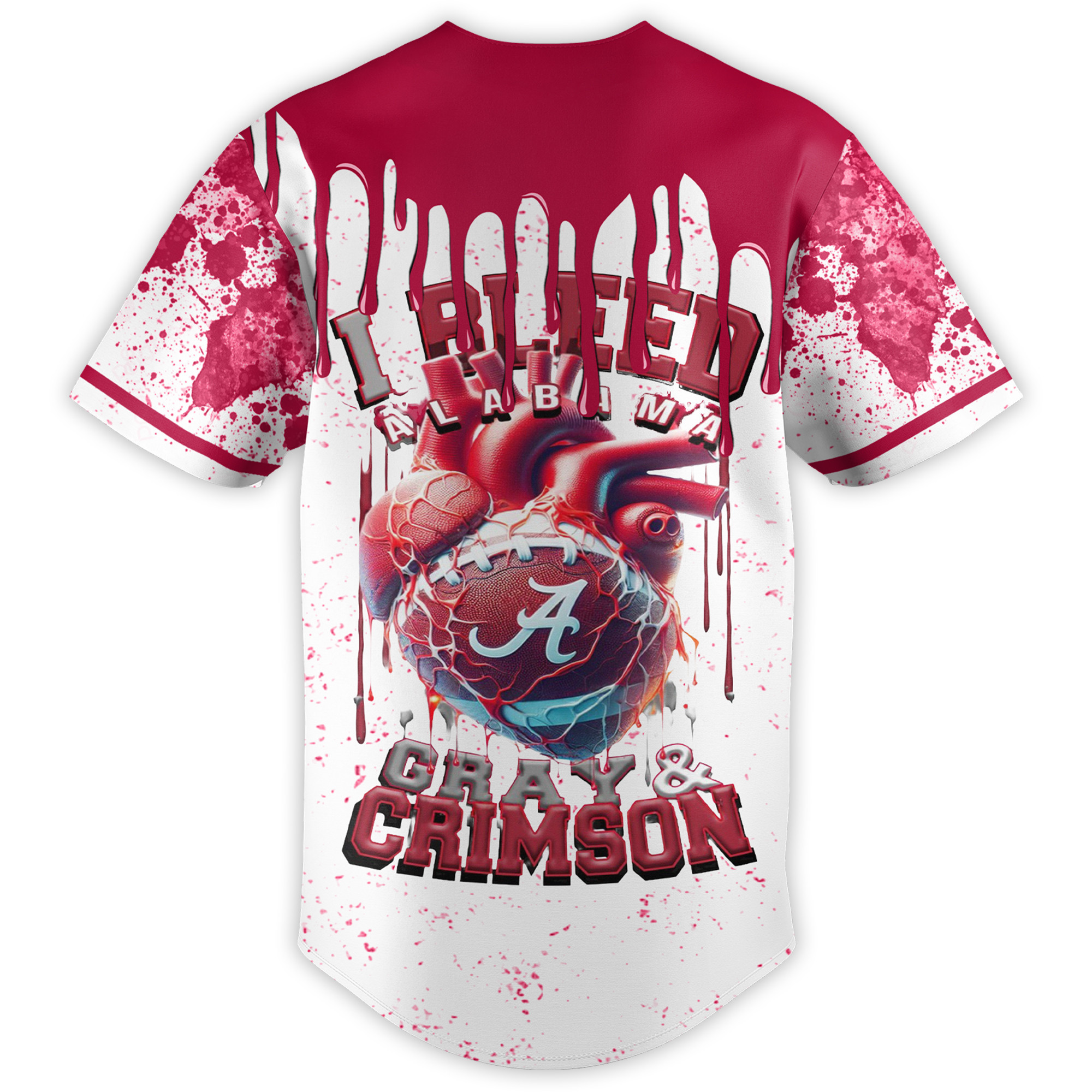 Alabama Crimson Tide | Premium I Bleed Jersey Shirt TTH2105221 - Image 3