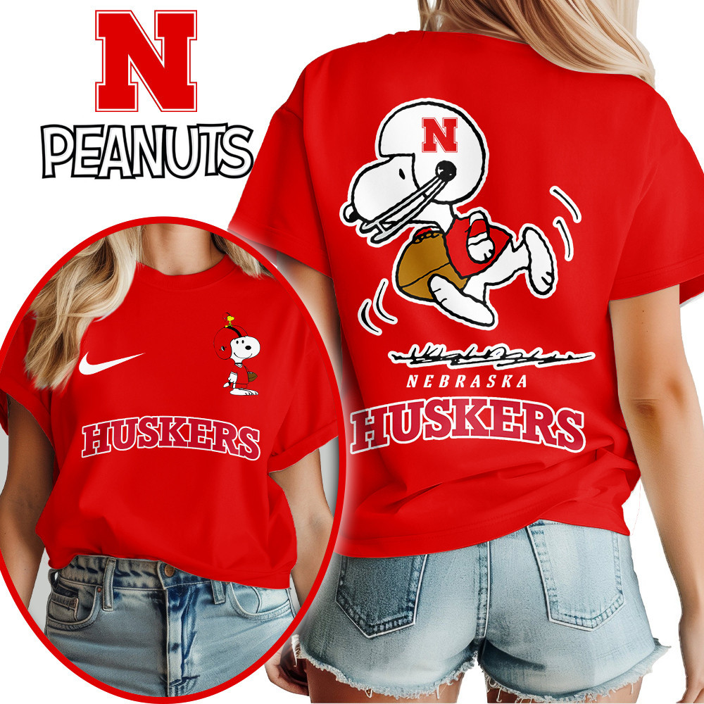 Nebraska Cornhuskers | Premium NCAA Peanuts Fan 3D Shirt TTH2105219 - Image 2